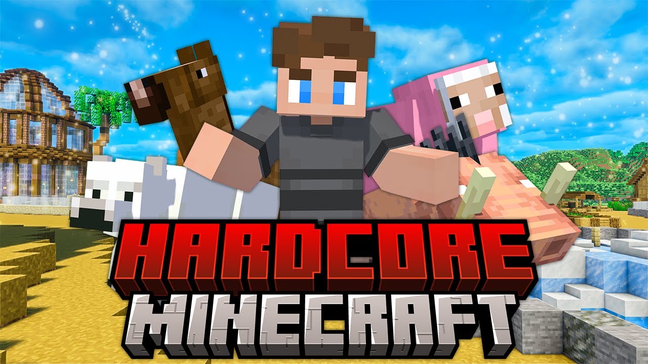 I Built a Zoo For Every FRIENDLY Animal in Hardcore Minecraft! - YouTube