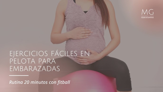 Ejercicios para embarazadas con pelota de Pilates / Corine Pieri 