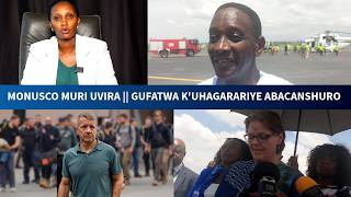 NIKI KIZANYE ABAYOBOZI BA UN I GOMA? GUFATWA K'UHAGARARIYE ABACANCURO MURI UVIRA || BALINDA OSCAR