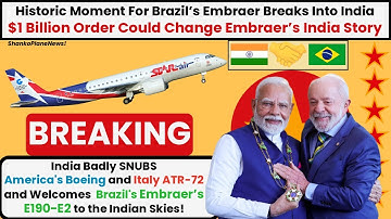 Star Air Shocks Indian Aviation With $1 Billion Embraer E2 Order