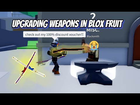 Upgrading all my weapons in Blox Fruits!
