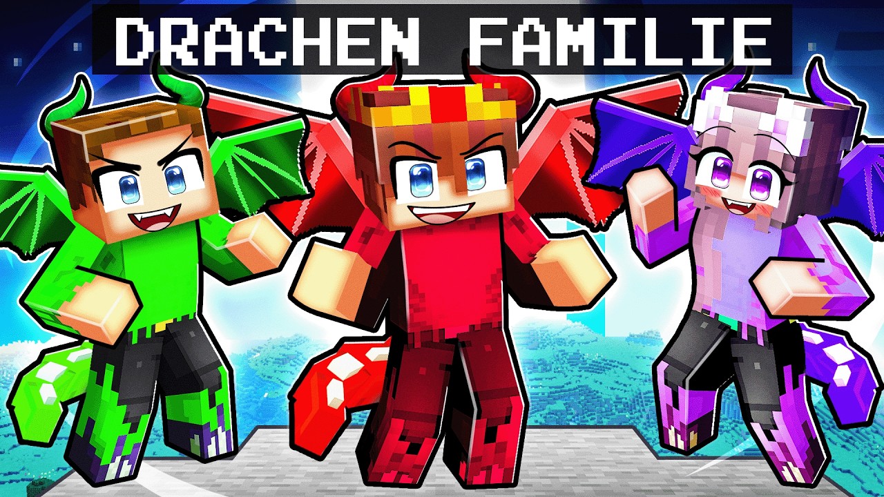 Eine DRACHEN FAMILIE in Minecraft haben!