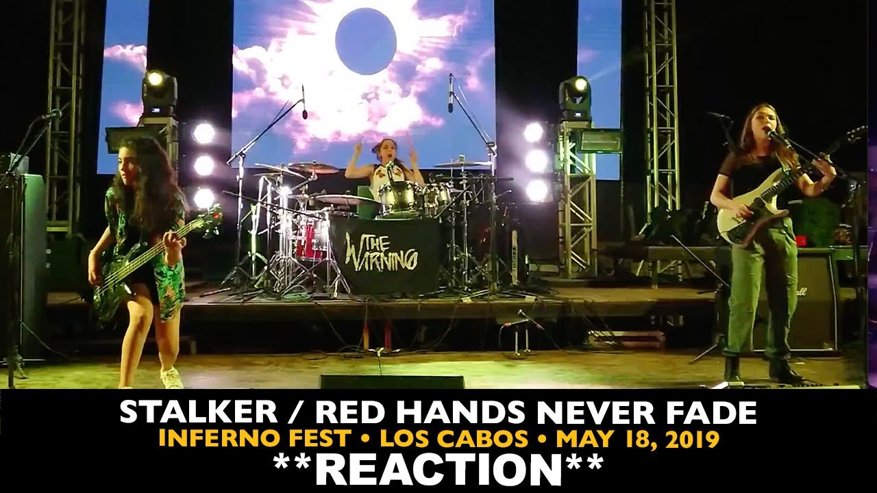 Musicians REACT to The Warning: Stalker, Red Hands Never Fade (Inferno Fest May 18 2019)