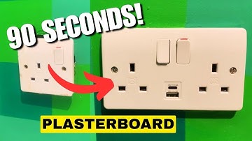 I Replaced A Single Socket To A Double Socket [PLASTERBOARD]