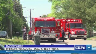 Suspect dead, officer injured following seven hour standoff in Frayser
