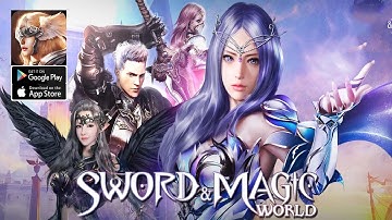 Sword And Magic World Gameplay - NFT MMORPG Upcoming Android iOS
