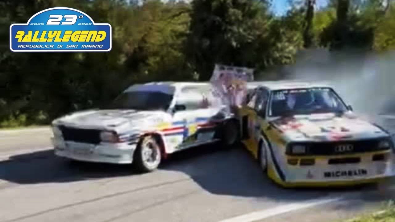 💥CRASH AUDI QUATTRO 🇸🇲 RALLY LEGEND 2025 San Marino | Highlights