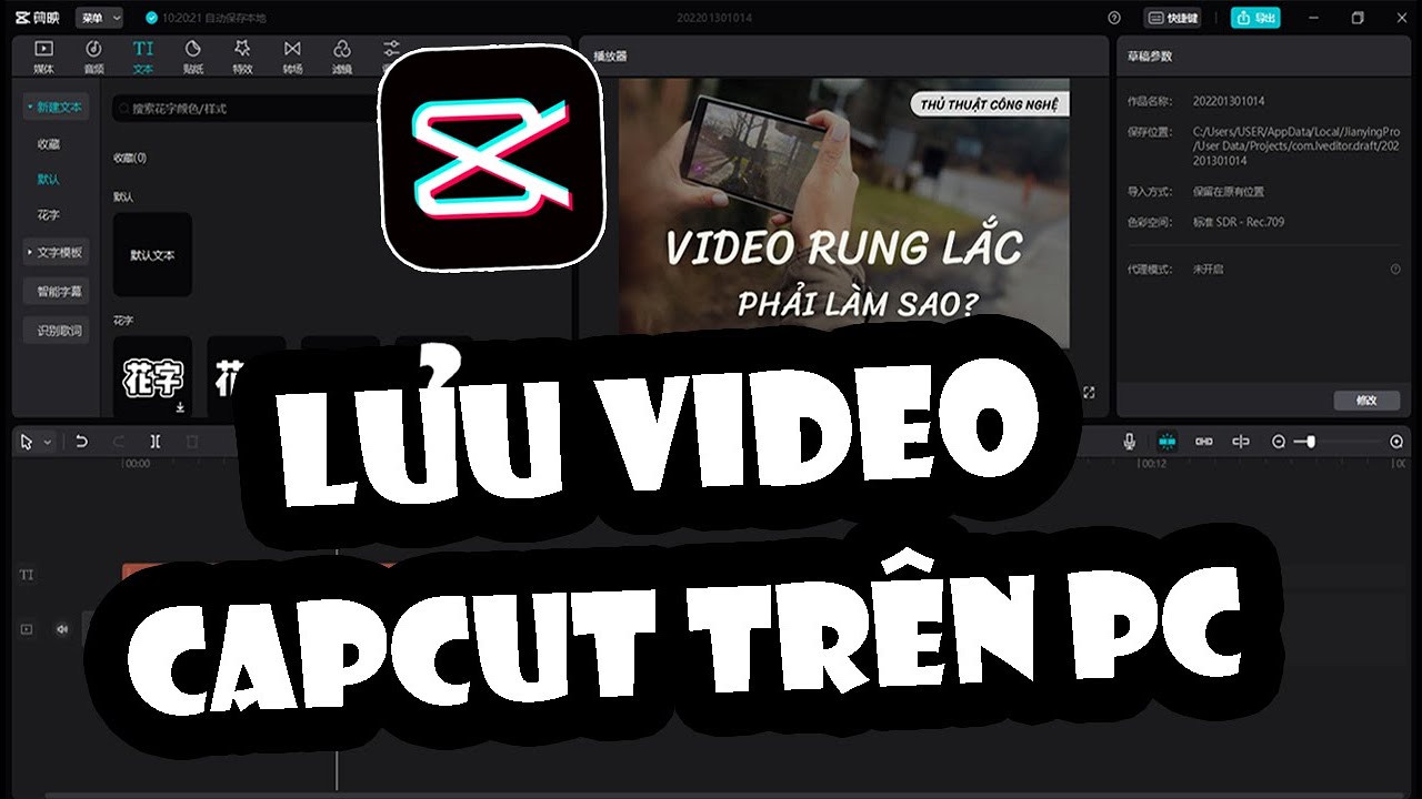 Lưu video Capcut trên máy tính (PC) I Thủ Thuật Công Nghệ Đơn Giản