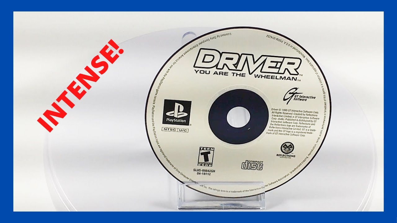 Driver You Are The Wheelman: Action Driving Game - PS1 Game