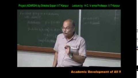 Lecture by Dr. H.C.Verma on Wave Motion in Hindi Part 2/4