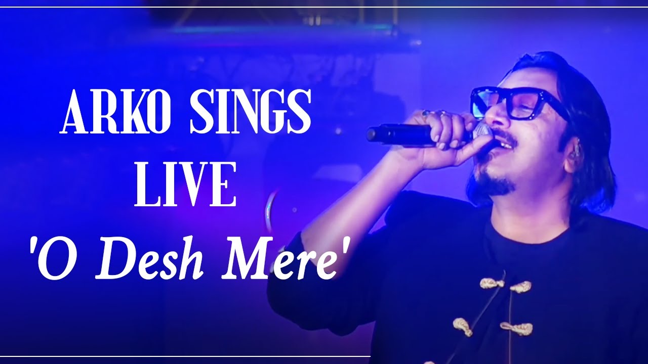 Arko sings live 'O Desh Mere' at Teri Mitti Music & Poetry Show at Bangkok | Indo Thai News