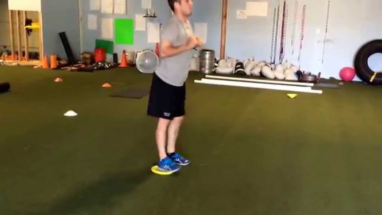 Jared Ross professional Hockey Athlete performs the "Lateral Zombie