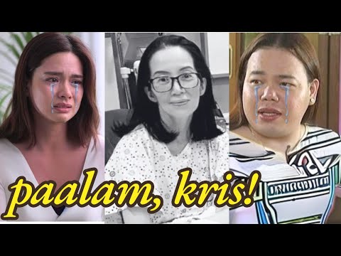 🔥ERIC GONZALES AT DARLA SAULER, UMIYAK AT NAGDADALAMHATI SA HULING HABILIN  KAY SI KRIS AQUINO! 🔴 - YouTube