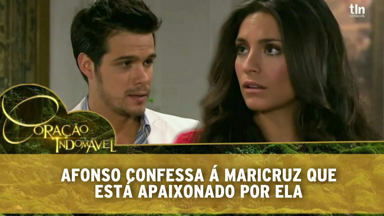 Coração Indomável - Afonso confessa á Maricruz que está apaixonado por ela; Maricruz pensa em Otávio