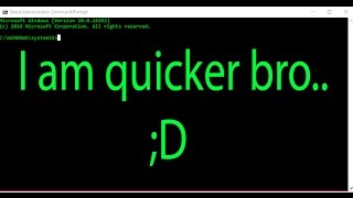 Command Prompt vs Windows GUI