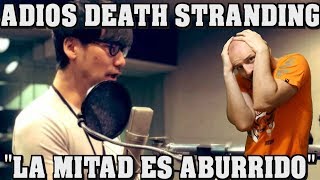 ¡KOJIMA CONFIESA QUE LA MITAD DE DEATH STRANDING ES ABURRIDO! - sasel - ps4 - sony