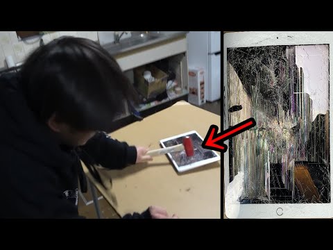 ゲーム実況中にブチギレてiPadを潰す22歳の動画【荒野行動】