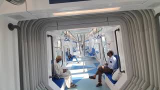 Dubai metro Green line full journey from Etisalat to Creek