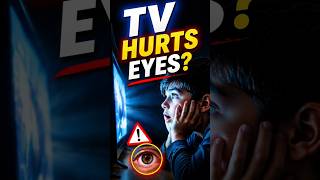Does Sitting Close to TV Damage Your Eyes? 🤯 #shorts #viral #youtubeshorts #eyehealth #eyestrain