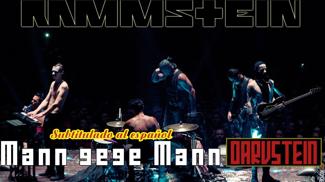 Rammstein - Mann gegen Mann (Subtitulado al Español) (Live 2012) - YouTube
