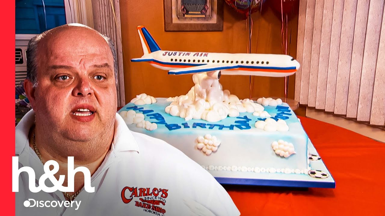 Grandioso pastel en forma de avión para niño que sueña con ser piloto | Cake Boss | Discovery H&H