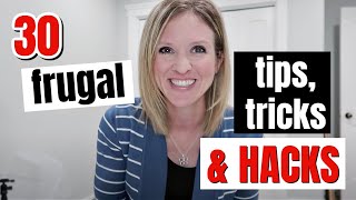 30 FRUGAL TIPS, TRICKS, AND HACK FROM REAL PEOPLE | FRUGAL FIT MOM