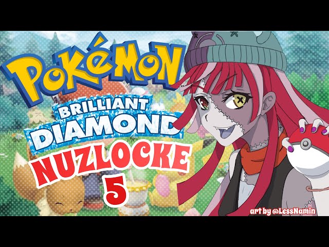 【Pokemon Brilliant Diamond】WHERE DID WE LEFT OFF AGAIN?? ANYWAYS, NUZLOCKE!!【Hololive ID 2nd Gen】のサムネイル