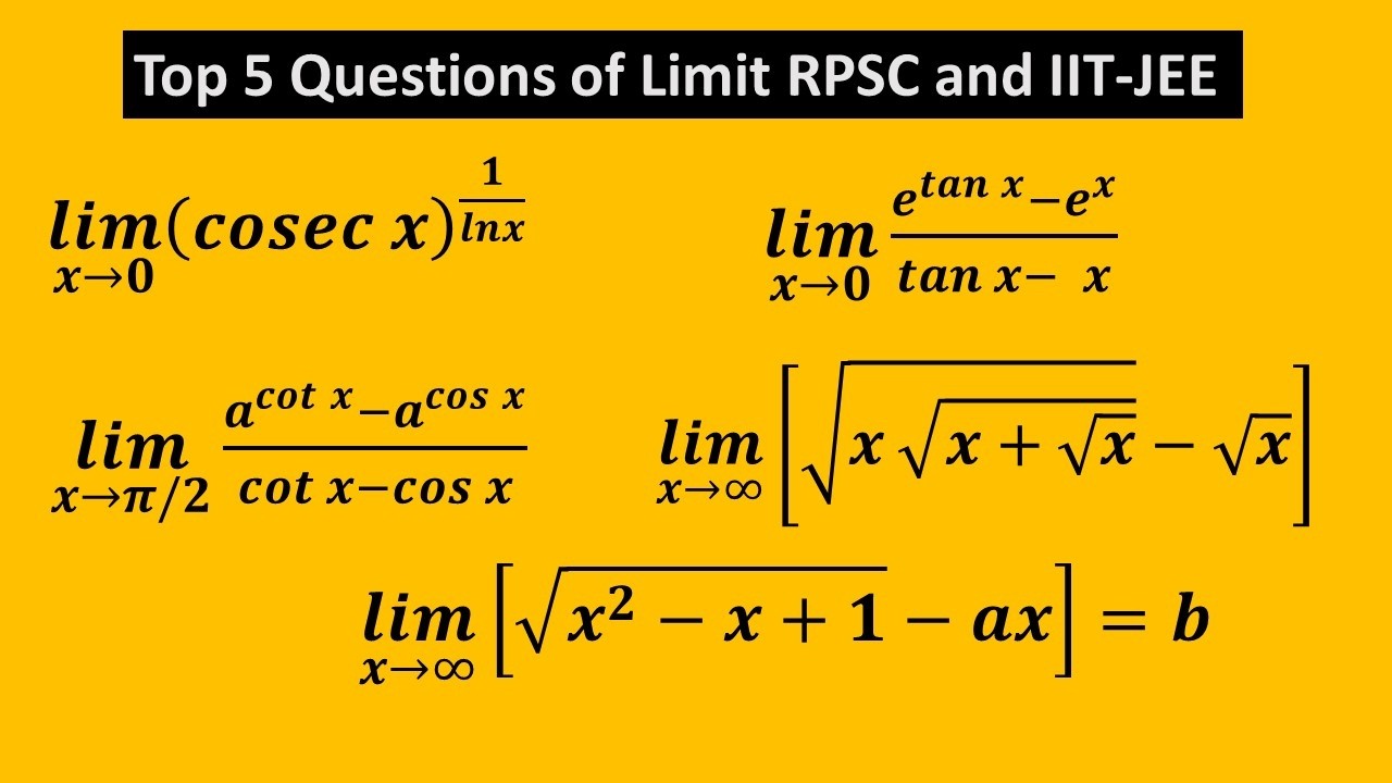 RPSC Maths 2G Limit | Limit and derivatives class 11