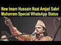 New Imam Hussain Naat Amjad Sabri Muharram Special WhatsApp Status Whatsapp Status Video Download Free