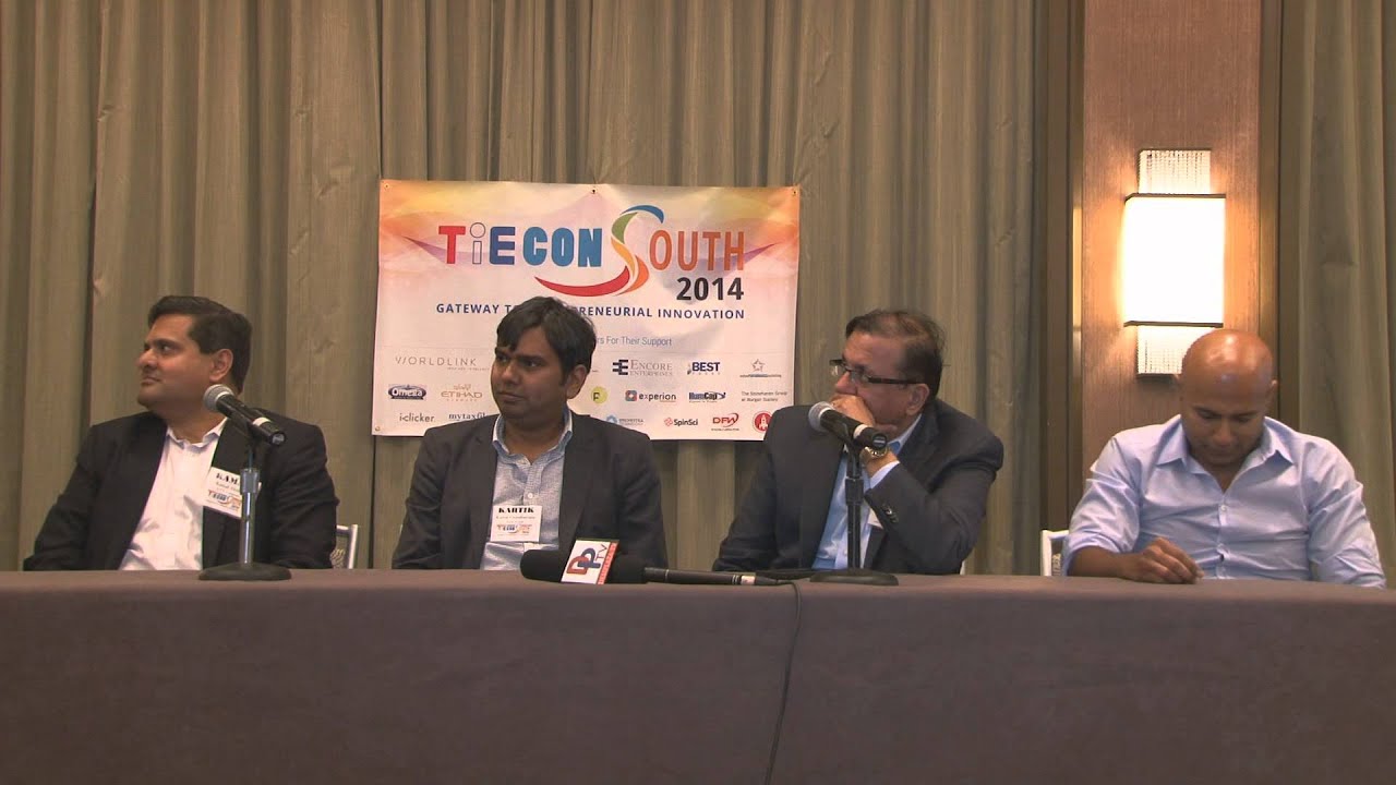 Part 1. Technology Panel discussion at TiECON South 2014.