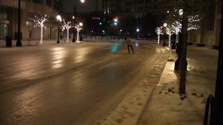 Ice Skating on Peachtree Street in Midtown - Atlanta "Urban Ice Rink"