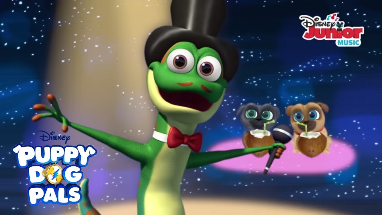 Puppy Dog Pals | Gary The Gecko's Lemur Song