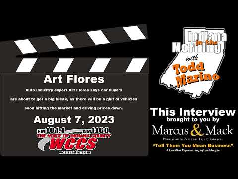 Indiana In The Morning Interview: Art Flores (8-7-23)