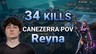 34 Kills on Split! ENVY canezerra Reyna POV - Valorant Radiant Ranked Gameplay