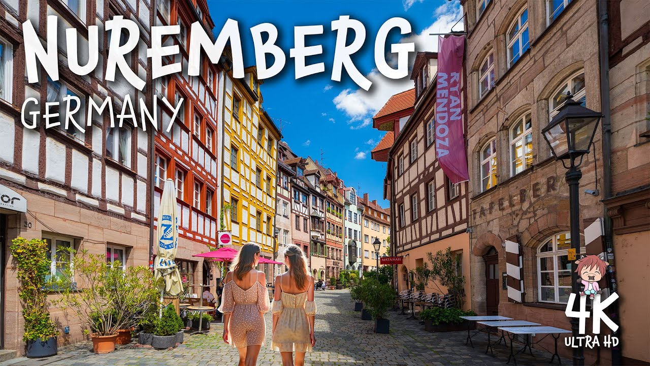 NUREMBERG, Germany 4K Walk Through Old Town Nuremberg 🇩🇪 A Medieval Jewel in Bavaria