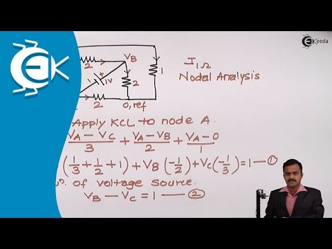 Problem no.2 on SuperNode in Basic Electrical Engineering