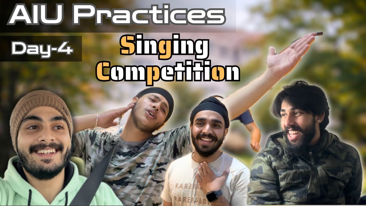 Singing X Practices X Fun😂 | Day-4 | AIU Practices | Chitkara University | Bhangra 