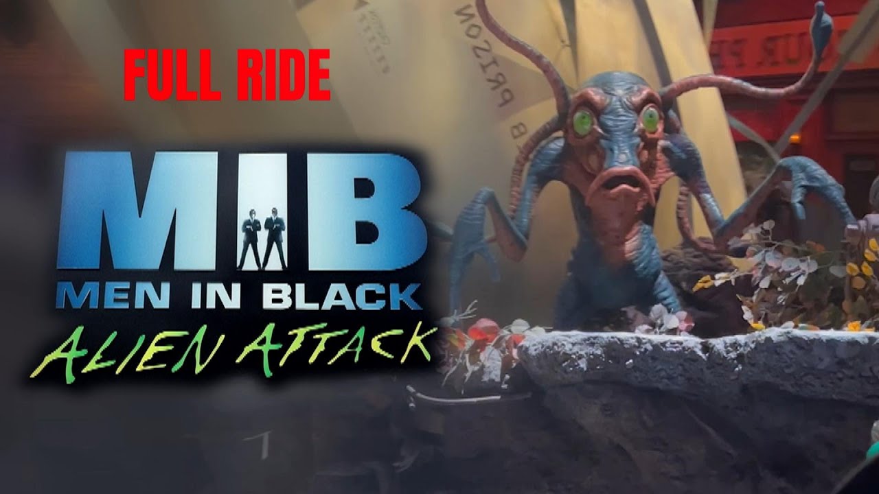 MEN IN BLACK ALIEN ATTACK Full Ride UNIVERSAL STUDIOS FLORIDA
