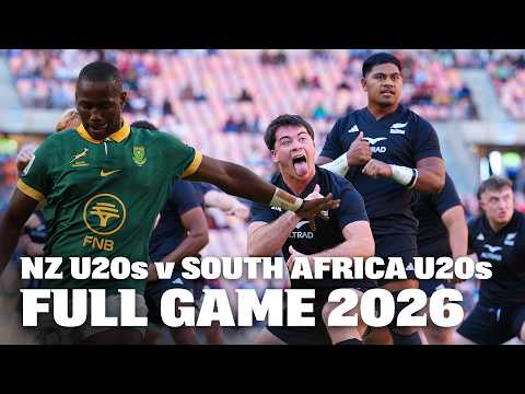 New Zealand Under 20s v Junior Springboks FULL 2026 GAME