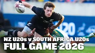 New Zealand Under 20s v Junior Springboks FULL 2026 GAME
