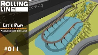 Rolling Line [#11] Der Modelleisenbahn Simulator | Brücken und Flussbett [Deutsch] screenshot 3