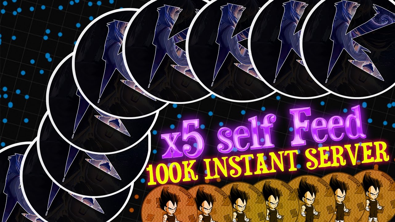 Alis.io/ULTIMATE 100K SERVER GAMEPLAY/Winning SELF-FEED 5 TIMES IN A ROW+1,000,000 Mass WORLD RECORD
