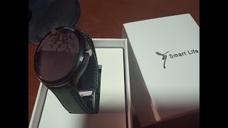 Open Box Kospet V12 Leather Smart Watch by World Sat 4U 551 views 4 years ago 2 minutes, 45 seconds