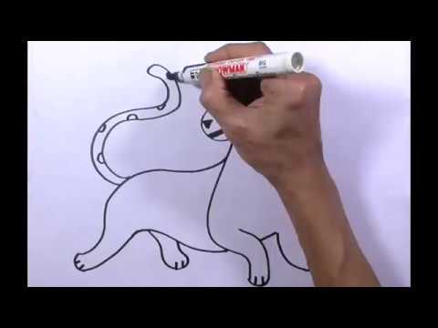  Menggambar  Anjing  Belajar  Cara  Menggambar  Binatang  Darat 