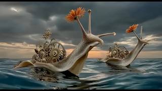 Drifting Through Time | Calm Steampunk World for Relaxation & Meditation #relaxing - 4K screenshot 3