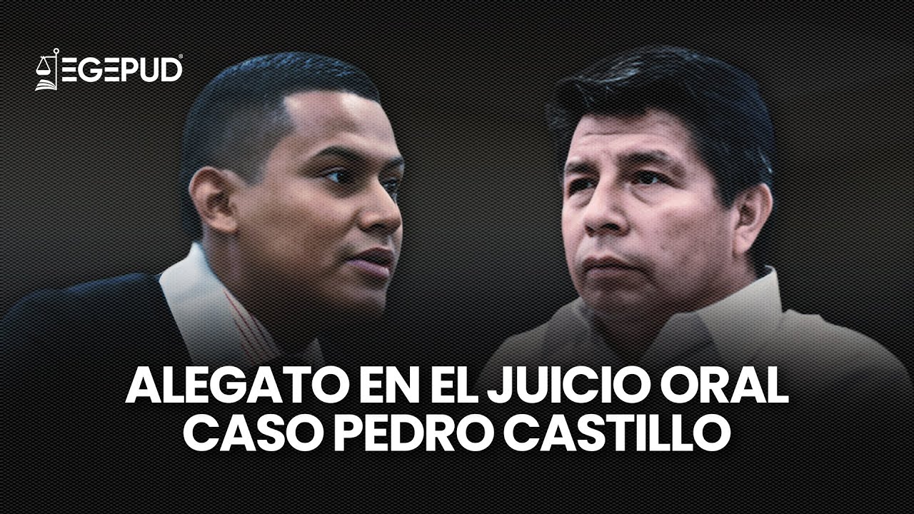Alegato en el Juicio Oral del Caso Pedro Castillo - YouTube