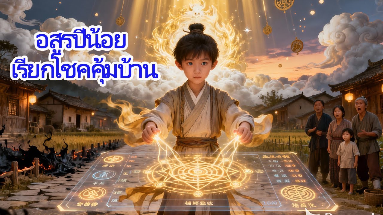 อสูรปีน้อยหล่นสู่โลกมนุษย์ สะสมบุญบารมี ช่วยครอบครัวชาวนา ปราบมารเรียกโชค