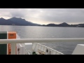 小豆島豊島フェリー 前面展望 船窓[3/3]豊島唐櫃港→小豆島土庄港/ 宇野645発