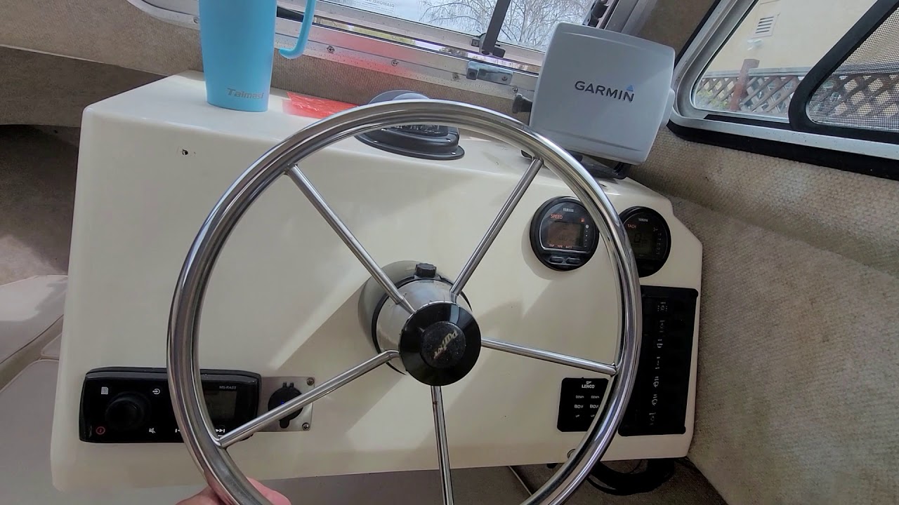 Seastar steering play in the steering wheel YouTube