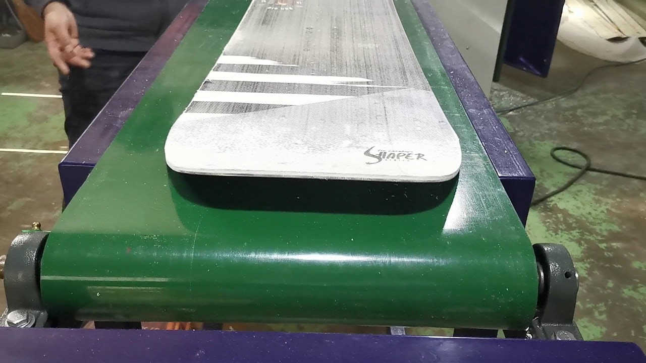 Snowboard ABS side wall auto milling machine YouTube